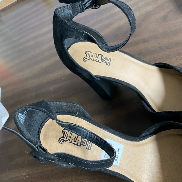 Brash black platform heels 5inch pinup shoes - Picture 6 of 6